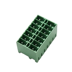 Hot Products Terminal 3.5mm Pitch Double Row Pcb 2p 3p 4p 5p 6p 7p 8p 9p 10p 11p 12 Pin Terminal Block Connector Accessories