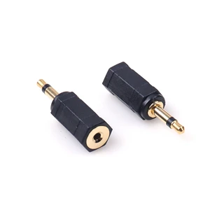 2.5mm Female to 3.5mm Male Audio Adapter Plug Converter for Headphones MP3 Players Car Audio