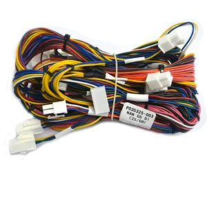 Customized PVC PTFE/Nylon Insulated Wire Harness Cable Assembly JST 2/4/8 Pin Faston Terminal for Truck Motorcycle Applications