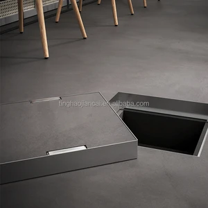 Lightweight Stainless Steel Manhole Cover With Two Handles 201 304 316 Material Selection Available