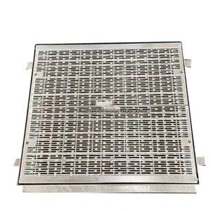 Metal Building Material Heel Proof Pedestrian Safe Sump Grate Galvanized Gutter Vehicular Sidewalk Wire Mesh Drain Covers