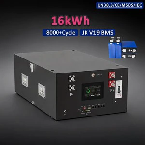 Omar Exclusive Price A2 Stackable Diy Box with JK V19 BMS+MB31 M6/Dual Terminals Lifepo4 Cells+Heating Pad+Italy Local Support