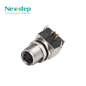 Connector Supplier M8 4 Pin A Code Male Female Plugs Socket Waterproof Cover Welding Cable Circular Plastic Connectors M8