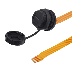 Waterproof Connector Threaded SDTF Interface Socket TF Card Slot Ultra-Flexible Flat FPC Extension Cable IP67/IP68