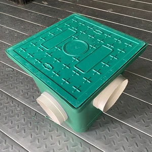 Durable Waterproof Power Cable Threading Well Manhole Cover Box Junction for Warehouse & Bathroom