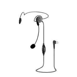 Ultra-Light Rear Inline PTT Headset Strain Relief WalkieTalkie Accessory Replacement Connector Molded Headphone Accessories