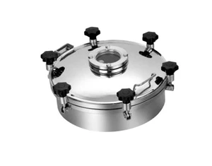 Sanitary Stainless Steel Manhole Cover for tank 150-600mm Round Tank Manhole Cover