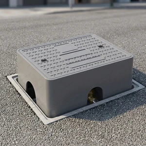 Composite Round Inspection Chamber Manhole Mould with Frames OEM&ODM EN124 Standard ISO9001 Certified Genemat JM-MH102A