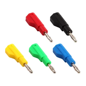 ETA3001 Plug-in Lantern Head Core Banana Connector Gun Type Renewable Plug Soldering Type 4mm Banana Plugs