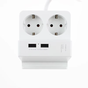 High Quality 2-Port 16A Multi-Functional USB Charger Phone Holder Extension Socket For EU/US
