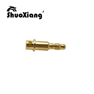 3.5mm Gold-Plated Banana Plugs, Male/Female Bullet Connectors for RC Drone Lipo Battery ESC Components