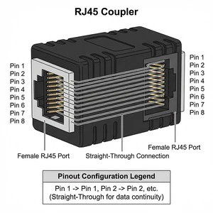 Rj45 Connector CAT7 Network Cable Utp Rj 45 Rg45 Ethernet Rj45 Pass Through 8p8c Modular Plug cat 6 Cat6 Rj45 Connector Cat6