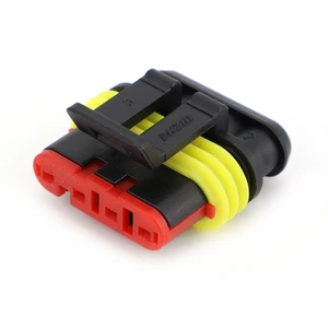 282106-1 282088-1 AMP TE 4 Pin 1.5 Male Female Waterproof Automotive Connector