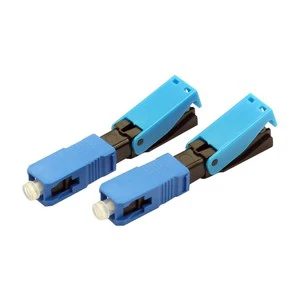 Single Mode Fiber Fast Connector SM IL<0.3dB H07 APC 50mm SC & SC APC FTTH Fiber Optic Equipment