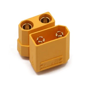 Amass XT90PB Connector 4.5mm Male Female Banana Plug XT90 PCB Vertical Welding Connector for RC Helicopter DIY Spare Parts