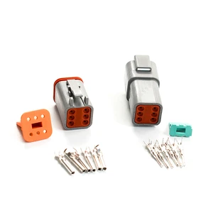 Deutsch Auto Connectors Deutch 2P/3P/4P/6P/8P/12P DT Series Male And Female Waterproof Auto Connector