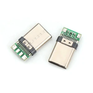 Type C USB Plug Connectors Type-C Usb Male Connector 4 Pins With PCB