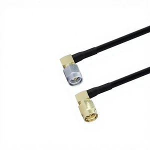 Wayiii RF Coaxial RG174 Jack Right Angle Coax Cable Assembly Model RG174-SMA-JW-JWG Direct Factory