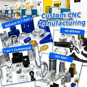 Custom 5 Axis CNC Machining Parts Service for Precision Aluminum Brass Stainless Steel Prototype Metal Components