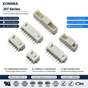Custom Lipo Battery Wire Harness 2.5mm Pitch Wire to Board Connector Equivalent to JST XH in Stock Quick Ship Wholesale