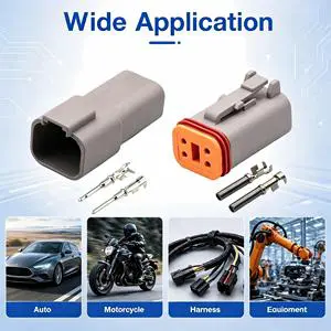 DT04-4P/DT06-4S 4 Pin Waterproof High & Low Temperature Resistant Electrical Wire Connector Plug