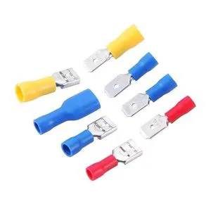 FDD Series Male and Female Pre Insulated Terminals Cold Pressed Terminals Female Pl