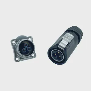 2 3 4 5 7 9 12 Core Waterproof Plastic Industrial Aviation Plug Socket LED Screen Male Female Circular Wire Connector LP20