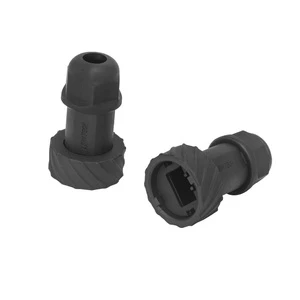 Lshitech RJ45 Ethernet Industrial Waterproof Connector Male Plug Aviation Electrical Connector