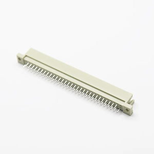 Custom Spacing 2.54mm Male Connector Male Dual Row Straight Type Positions 16-32 Pin Tin Plated Through Hole DIN 41612 Connector