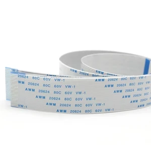 AWM 20624 80C 60V VW-1 Flat Flexible Cable FFC/FPC for LCD 0.5mm 4/5/6/8/10/12/14/16/18/20/24/26/30/32 Pin 60V Resistant 80C