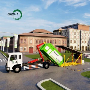RNKJ Customized Underground 18 CBM Compression Municipal Garbage Trash Waste Treatment Station