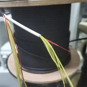Factory Wholesale Indoor Outdoor 1-12 Core Fibre Optic FTTH Drop Cable G652D G657A1 A2 Fiber Communication Cables 1km 2km