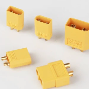 Gold Plated XT60 Connectors Male Female Bullet Aircraft Model Plug With Anti Spark XT90 XT30 Pin Contacts For Car Battery