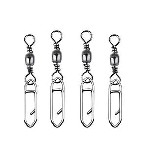 For Fishing Gear SF-114 New Model Swivel Tip Back Pin Stainless Steel High-Speed Eight Ring Bass Fishing Connector