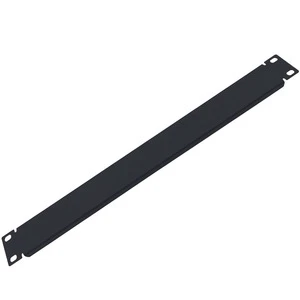 1U Blind Plate Baffle AviationRack Mount Blank Panel Cover Cat6 RJ45 Gold Plated 8-Port Flame Retardant Ethernet Connectors