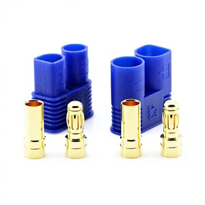 Amass EC3 3.5mm Bullet Connector 25A Rated Gold Plated Plug Original Factory Stock For Automotive Power Supply And Battery Link