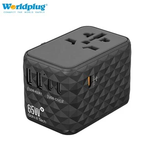 Factory Original 65W Quick Charge GaN USB Wall Charger Adaptor Universal Travel Plug Type-C PD For Laptop Use