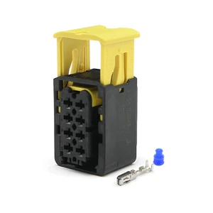 Jinhang8P-NC New Energy Black Waterproof Car Plug Connector 8-pin EV Wire-to-wire Connector 1.6mm