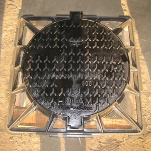 Cast Iron Manhole Cover High Quality Round square Ductile Iron Manhole Covers
