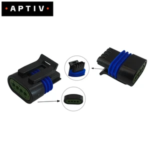 Auto Pin Wire Cable Harness with 4P Auto Connector Housing Plug and Terminal 2-Pin System Model Aptiv 12162188