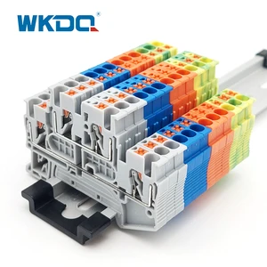 JPTTB 2.5 Feed Through DIN Rail Push in Connection Spring Terminal Blocks
