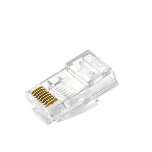 Top Level RJ11 RJ45 Connector CAT6 8P8C RJ45 Plug Connector RJ45 Ethernet Connector