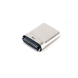 MUP 24P Usb 3.1 Type C Male Connector Usb Daul-row Clam 1.0 Usb Clam Plug Connector