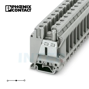 3044225 UT 35 Universal Installation Panel Mounted Feed Through Screw Cage Din Rail Electric Terminal Block