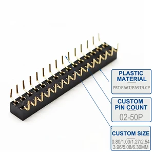 2.54mm 2.0mm Stackable Dual Row Female Header 2-100P PCB Connector For Arduino Shields, Raspberry Pi & Board-to-Board Stacking