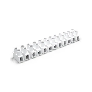 Terminal Blocks PA40P 12-Pole Hot Sales Strips Easy Cut Design PP & Steel Type UL94V-2 Fire-proof CE Certified