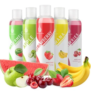 200ml Fruity Body Lubricant Cherry Strawberry Moisturizing Smooth Easy to Wash