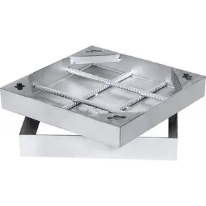 Stainless Steel Manhole Cover for Urban Infrastructure Projects Safety Reliability Assured for Outdoor Drainage System Floor