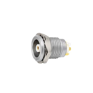 Circular Connector Coaxial 50ohm Female Connector with Earth Tag Fixed Panel Mounted Socket ERN.1S.250.CLL