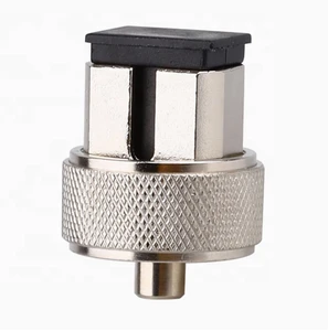 Optical Fiber OTDR Adapter with Large Square SC Interface Metal Converter Head for External Port Conversion Connector Accessory